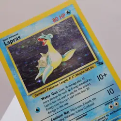 Pokemon TCG - Lapras 10/62 Fossil Holo Rare WOTC 1999 - MP - Image 1