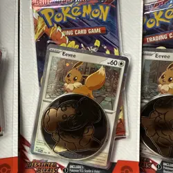 3 set of Pokemon Destined Rivals Blister Pack | Eevee Promo | BRAND NEW - Image 3
