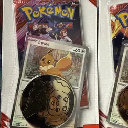 3 set of Pokemon Destined Rivals Blister Pack | Eevee Promo | BRAND NEW - Image 4
