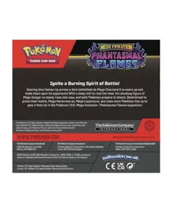 PRESALE🔥Pokemon Mega Evolution Phantasmal Flames Booster Box 36 Packs PRESALE - Image 3