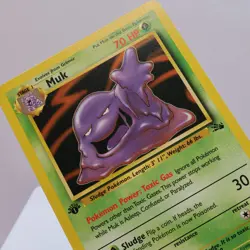 Pokemon TCG - Muk 28/62 Fossil Rare 1st Edition WOTC 1999 - EXC/NM - Image 1