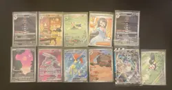 Pokemon Lot Black Bolt Art Rare Full Art Emolga 112/086 Thundurus 209 - Image 1
