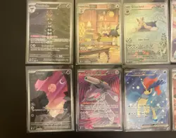 Pokemon Lot Black Bolt Art Rare Full Art Emolga 112/086 Thundurus 209 - Image 3