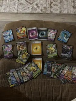 Pokemon Chinese Gem Pack Volume 2 V And Holo Energy Lot About 100 cards or more - Image 1