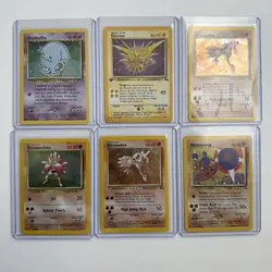 Vintage Holo Pokemon Bundle Cards (moderately played) - Image 1