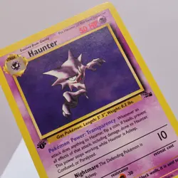 Pokemon TCG - Haunter 21/62 Fossil Rare 1st Edition WOTC 1999 - NM - Image 1