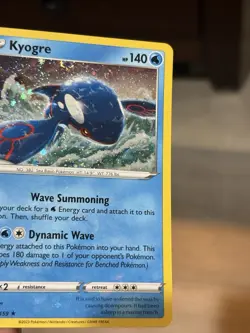 BLEED ERROR SWIRL Kyogre 036/159 Cosmos Holo Rare Promo Pokemon Crown Zenith - Image 2