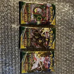 Evolving Skies - Pokemon Sword & Shield Booster Packs - Lot of 3 - Image 1