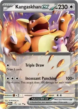 Kangaskhan ex (#115/165) - Holofoil SV - 151 NM Pokemon - Image 1