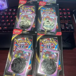 Set of 4 Drifloon/Drifblim Checklane Blister Mega Evolution ME01 Pokemon - Image 1