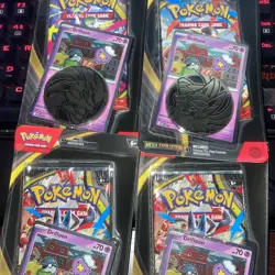 Set of 4 Drifloon/Drifblim Checklane Blister Mega Evolution ME01 Pokemon - Image 3