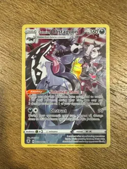 Pokemon Galarian Obstagoon TG10/TG30 Swsh10 Astral Radiance Trainer Gallery Holo - Image 1
