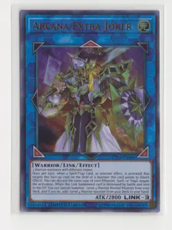 YuGiOh Arcana Extra Joker CT15-EN006 Limited Edition Ultra Rare Nm - Image 1