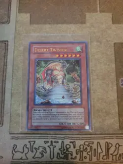 YUGIOH DESERT TWISTER TAEV-EN034 SUPER UNLIMITED ED NM - Image 1