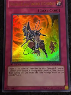 Yugioh! LP Double-Edged Sword Technique - RYMP-EN112 - Ultra Rare - 1st Ed - Image 1