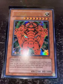 YUGIOH THE CREATOR MISPRINT LEFT NAME SHIFT 1ST EDITION ULTRA RARE RDS-EN005 LP - Image 1