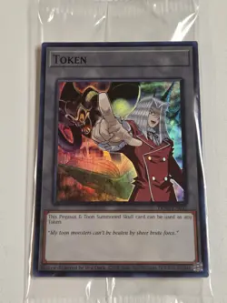 Pegasus & Toon Summoned Skull TKN5-EN032 Yugioh Token SEALED Doom of Dimensions - Image 1