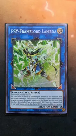 Yugioh! - Psy-Framelord Lambda BLHR-EN051 Secret Rare 1st Edition Near Mint! - Image 1