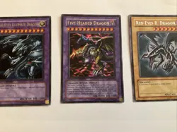 Yugioh 1996 Dragon Card Lot Of 9 - Image 5