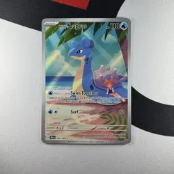 Misty's Lapras - Illustration Rare 194/182 - Pokemon Destined Rivals Holo Card - Image 1