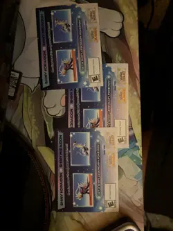 Shiny Koraidon & Miraidon Pokemon Scarlet Violet Code Card -Gamestop- 3 Of Them - Image 1
