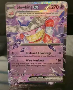 Slowking ex 086/193 Paldea Evolved DOUBLE RARE Holo Pokemon Card NM - Image 1