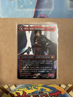 Mtg Final Fantasy Clive Ifrits Dominant (M) 0530 Borderless Surge Foil NM Card - Image 2