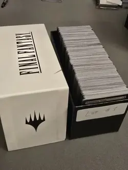 Lot (#3) of 450+ Magic the Gathering MtG TCG cards in Final Fantasy bundle box - Image 1