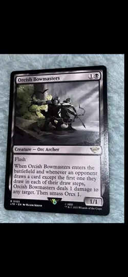MTG Orcish Bowmasters R103 Universes Beyond LOTR NM Non Foil Rare Card - Image 1