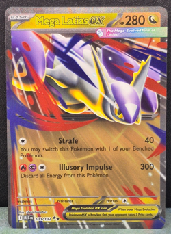 Mega Latias ex Double Rare 100/132 Mega Evolution Pokemon TCG Near Mint Card - Image 1