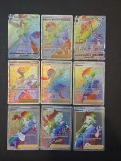 Pokemon TCG (Lot Of 12) Rainbow Rare Cards All Are Near Mint Condition - Image 1