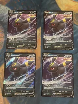 Umbreon V SWSH203 SWSH: Sword & Shield Promo Cards Holo X4 - Image 1