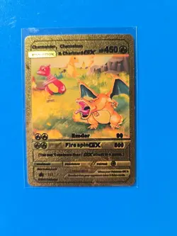 Charizard GX golden Foil Card Fan Made - Image 1