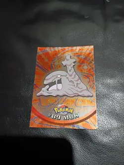 Topps Muk #89 Blue Logo Silver Holo Pokemon Card Series 2 - Image 1