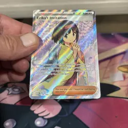 Pokemon TCG Erika's Invitation Scarlet & Violet Holo Ultra Rare Card 196/165 - Image 2