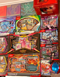 Pokemon Card Lot Sealed & Binders Collection Scarlet Violet Etbs, Charizard Box - Image 5