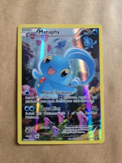 Manaphy Mythical Collection Promo XY113 Rare Pokemon Card - Image 1
