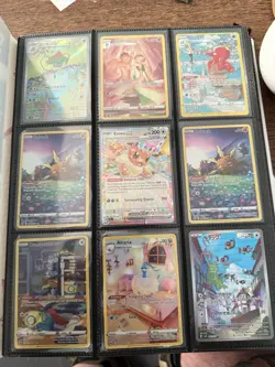 Huge Pokemon Collection Binder Included. 290 Cards Read Description for Details - Image 1