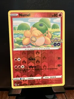Numel Peelable Ditto Reverse Holo Pokemon Go TCG Card 013/078 Unpeeled - Image 1