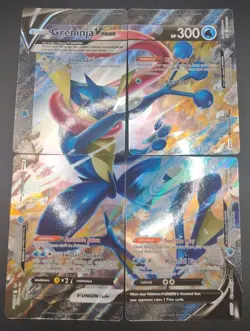 Greninja V-UNION [Set of 4] SWSH: Sword & Shield Promo Cards Holo Pokemon TCG NM - Image 1