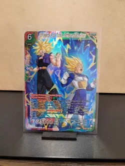 SS Vegeta & SS Trunks, Father and Son Power BT25-128 SR Dragon Ball Super Card - Image 1