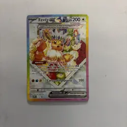 Pokemon TCG Prismatic Evolutions Eevee EX 174 Black Star Promo Card NM Condition - Image 2