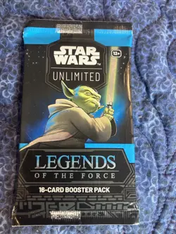 Star Wars Legends of the Force One Booster Pack (16 Cards) Fresh From Box C@@L~ - Image 1