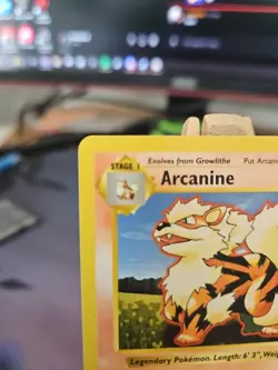 Pokemon TCG Arcanine Card 23/102 Uncommon Shadowless Lightly Played Base Set - Image 2