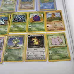 Lot of Vintage Pokemon Cards Jungle Team Rocket 1st Edition - Image 3