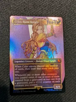 Celes, Rune Knight (Borderless) Commander: Final Fantasy Foil - Image 1