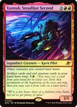 1x NM FOIL Tannuk, Steadfast Second MTG Edge of Eternities SV - Image 1