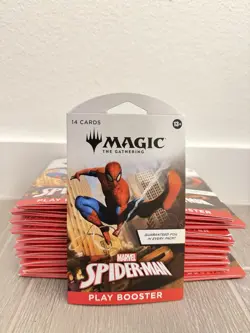 20x Magic The Gathering Spider-Man Sleeved Play Boosters - Image 1