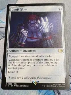 MTG Genji Glove English Final Fantasy FIN NM R0258 - Image 1