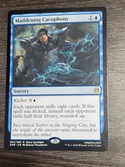 MTG Maddening Cacophony Zendikar Rising Regular 067/280 - Image 1